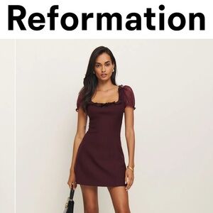 Reformation Bunny Dress Red - Size 2